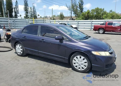 2009 Honda Civic Lx из США, поврежденный, VIN 2HGFA16559H516185